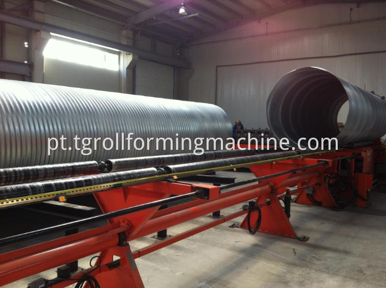 Metal Culvert Pipe Making Machine